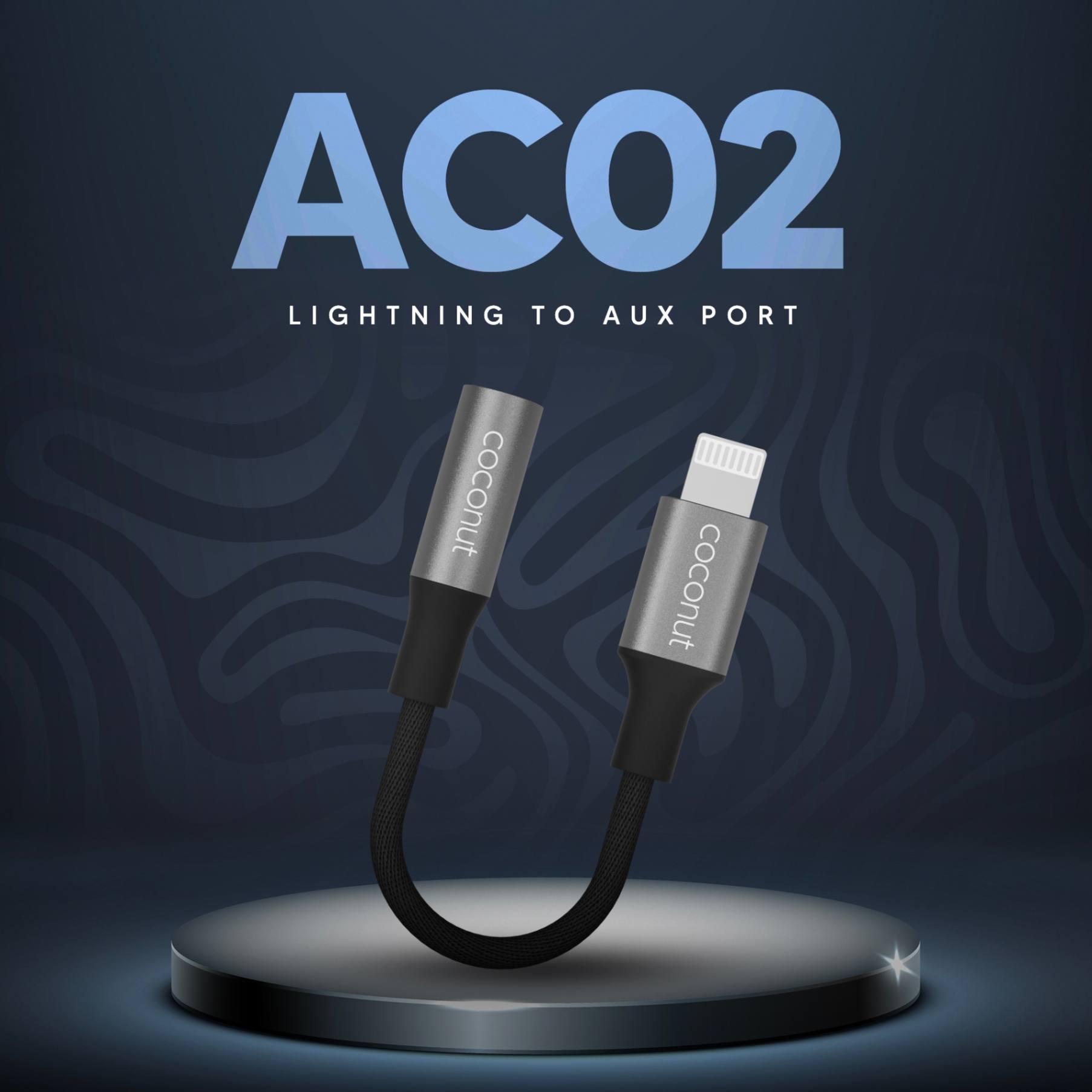 AC02 Lightning to 3.5mm AUX Adapter Connector